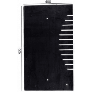 Faldilla flecos 400x700 vibrador delantero solano