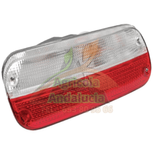 Piloto trasero derecho transparente/rojo CNH