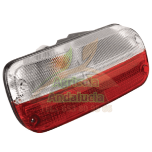 Piloto trasero izquierdo transparente/rojo CNH